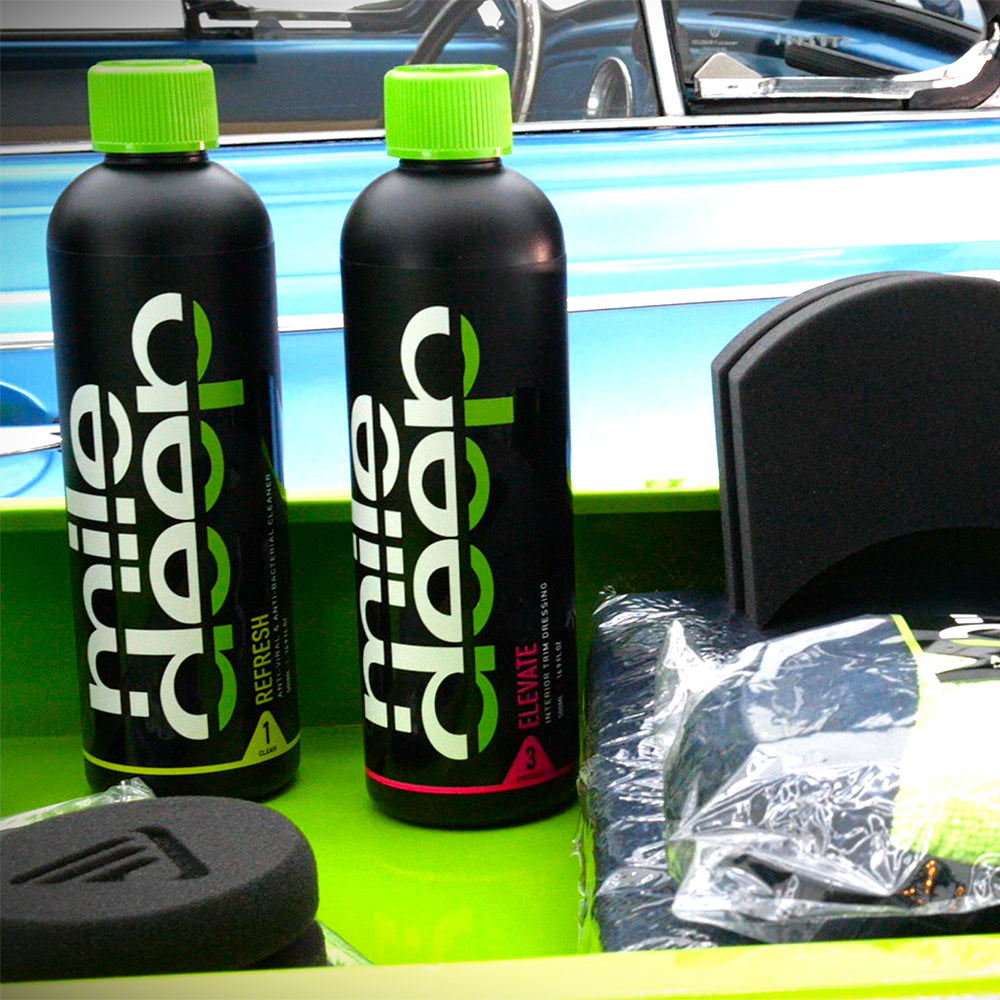 car interior kit - interior sanitiser, dressing, & applicators