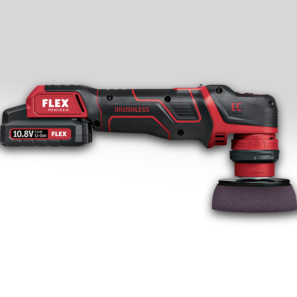 flex pxe 80 10.8-ec/2.5 set cordless machine polisher