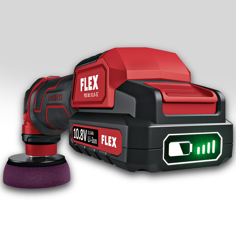flex pxe 80 10.8-ec/2.5 set cordless machine polisher
