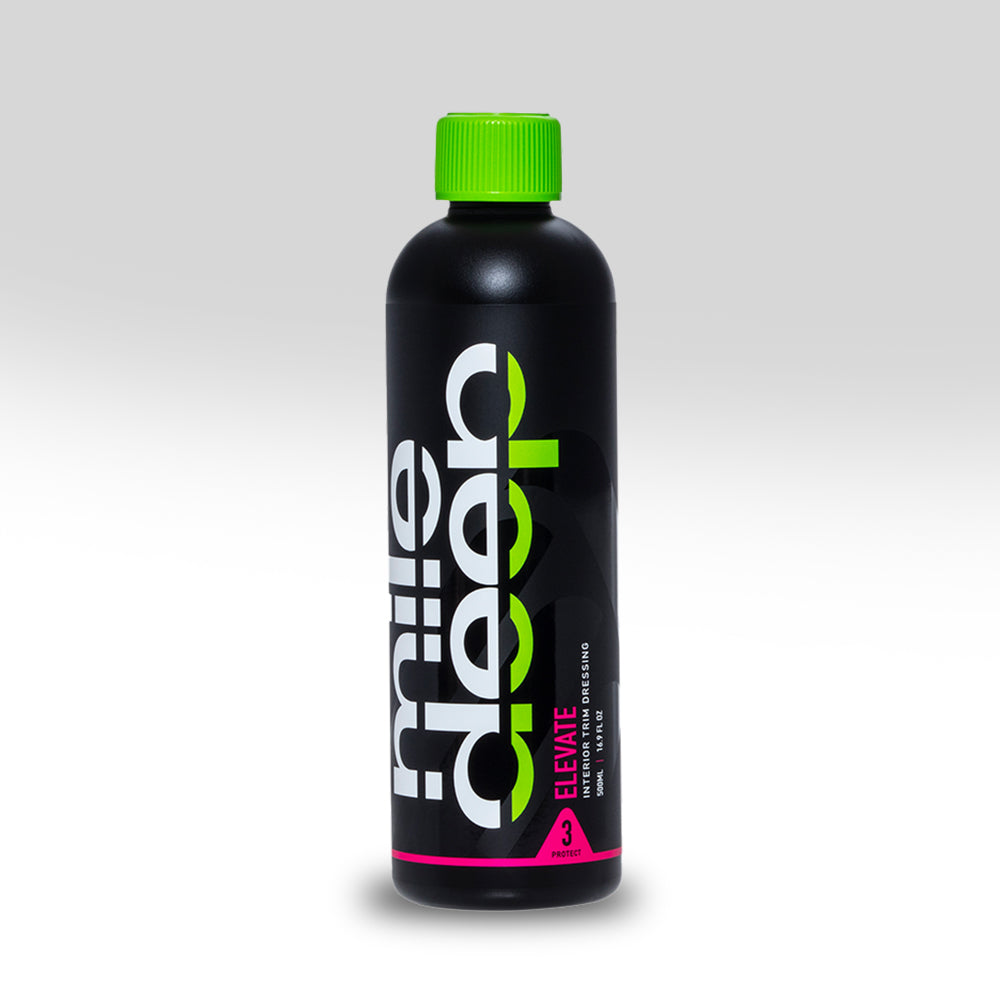 Elevate car interior trim dressing