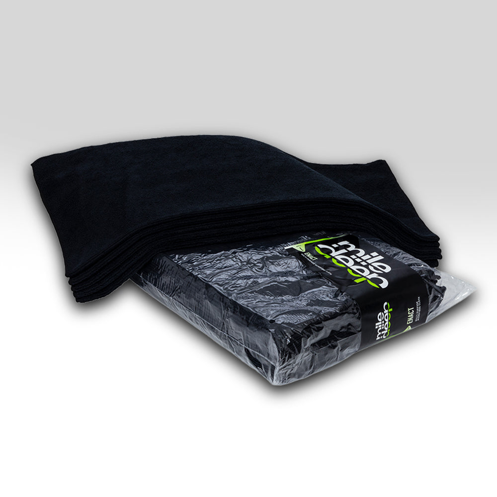 enact (pack of 10) 300 gsm car microfibre cloths 