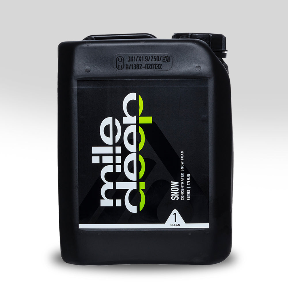 mile deep SNOW concentrated car snow foam 5 litre refill